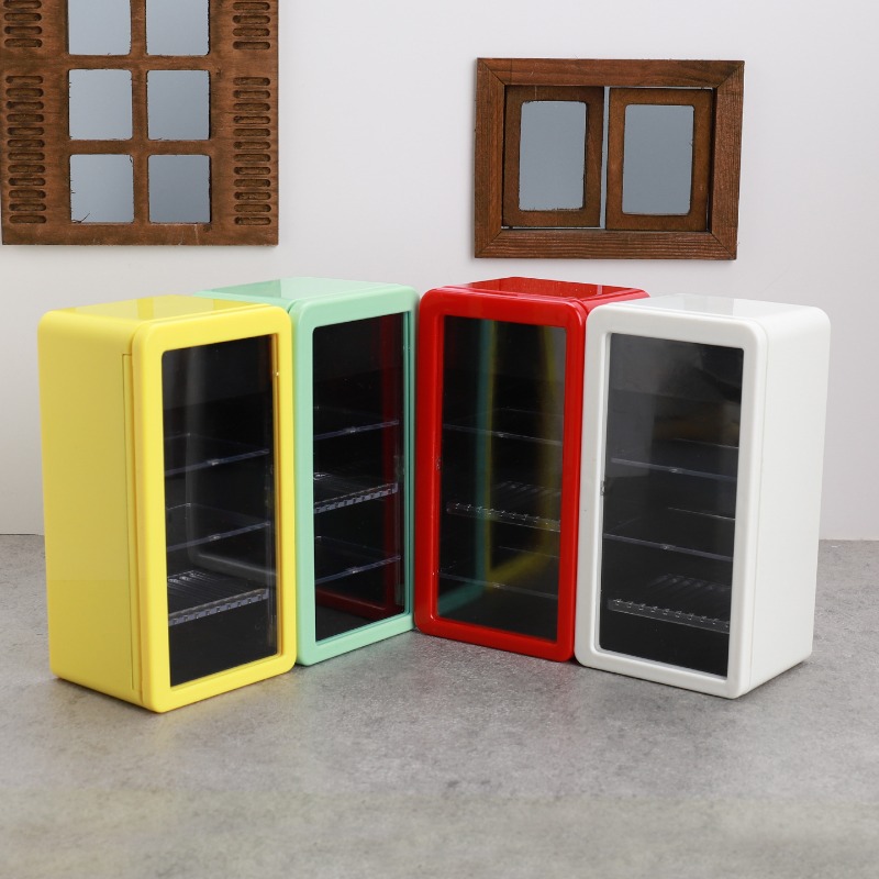 Kitchen Appliances Refrigerators - Mini Miniature Simulation Luminous Refrigerator Freezer