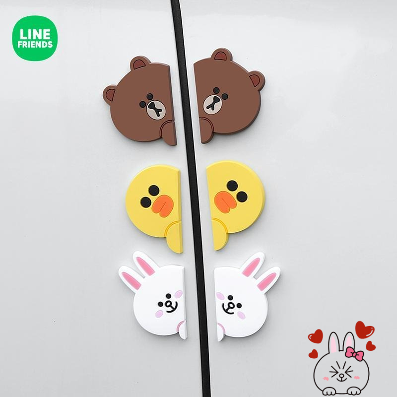 Kitchen Appliances Refrigerators - LINE FRIENDS Brown Cony Sally Cartoon
