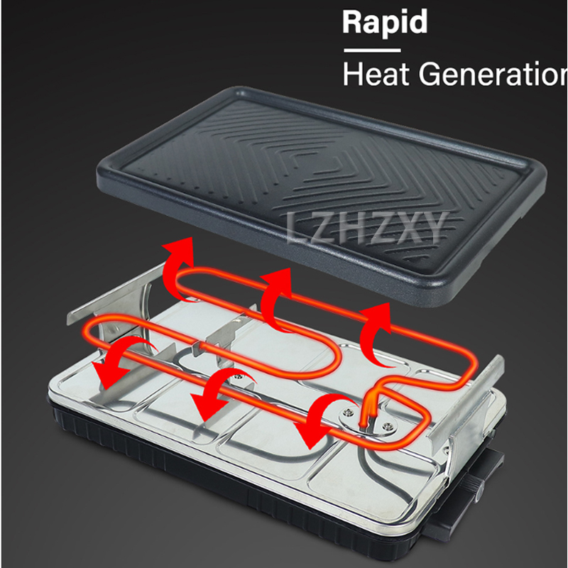Raclette Grill Table - Table Grill Electric Korean BBQ Grill