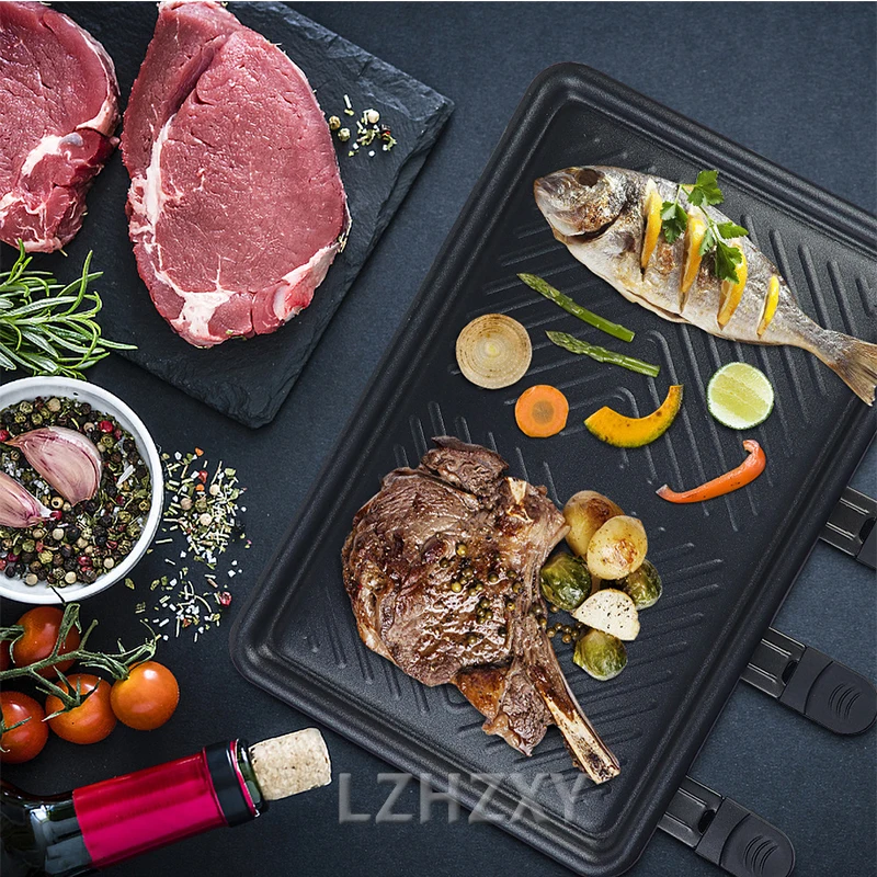 Raclette Grill Table - Table Grill Electric Korean BBQ Grill