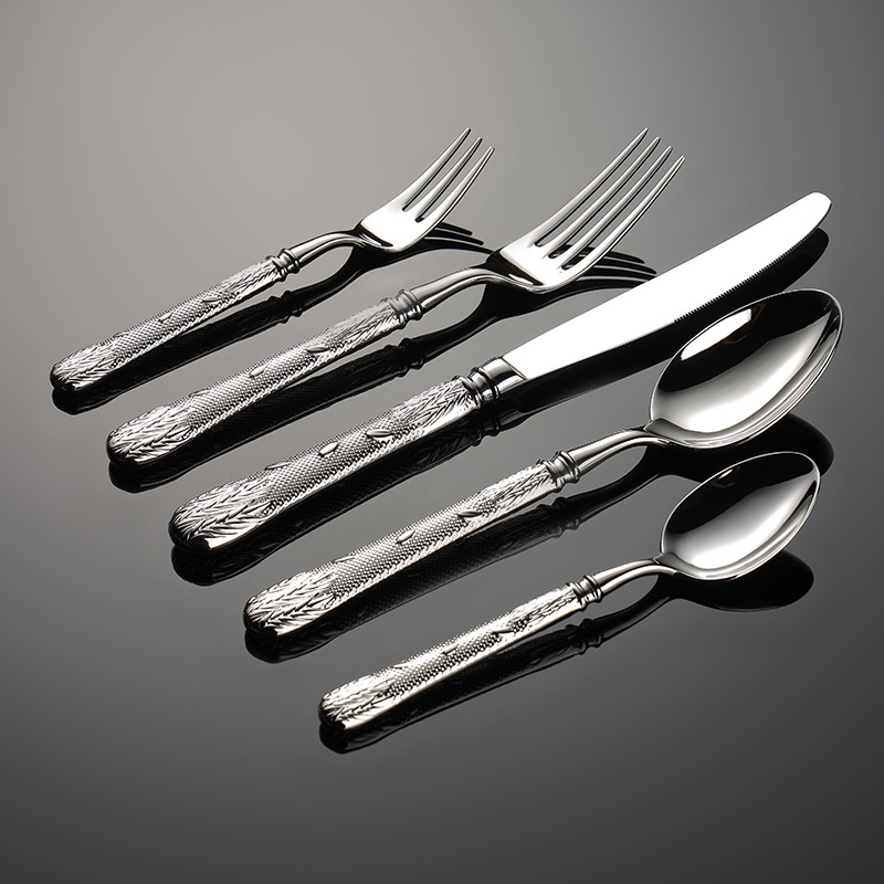 Kitchen Appliances Luxury - Luxury Satinless Steel Cutlery Sets Wheat