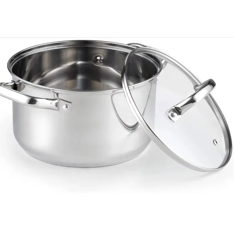 Kitchen Appliances Luxury - 8-Piece high-quality stainless steel cookware set,