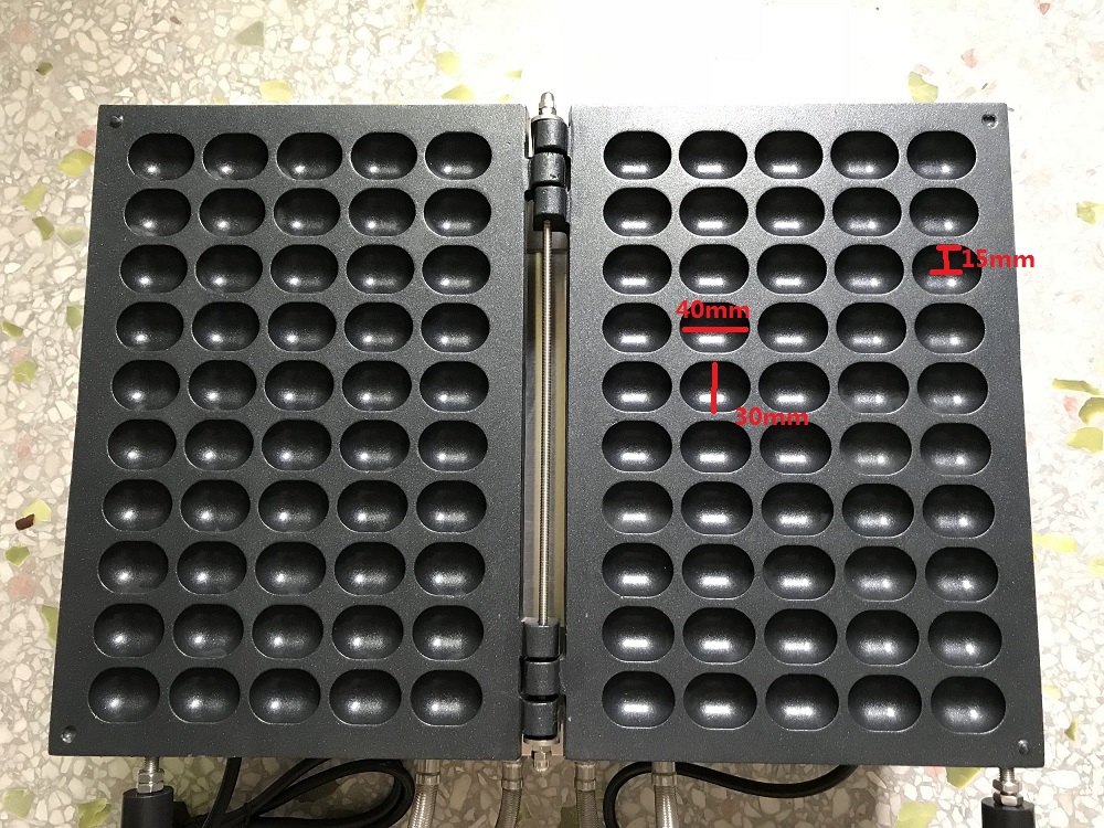 Kitchen Appliances In Japanese - Electric 50-Hole Waffle Maker Non-Stick Bubble