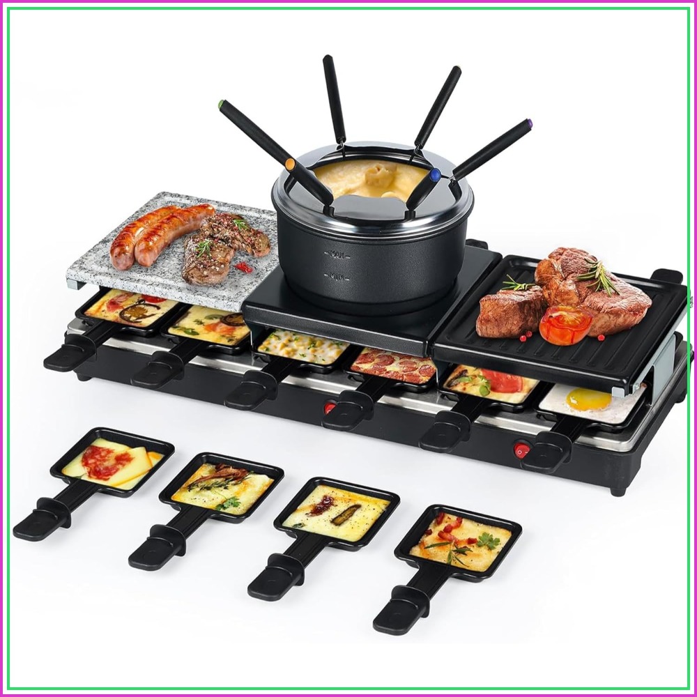 Raclette Grill Table - Raclette Table Grill - Indoor Electric