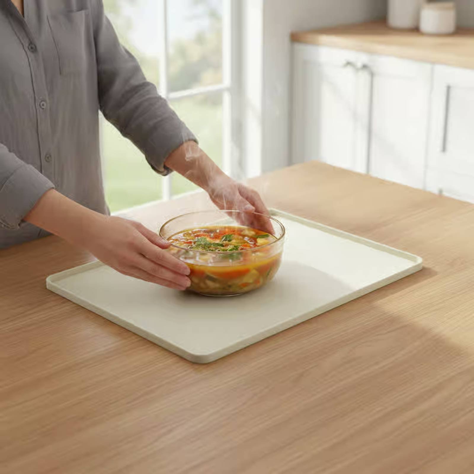 Kitchen Appliances Usa - Silicone Microwave Top Mat Flexible Microwave