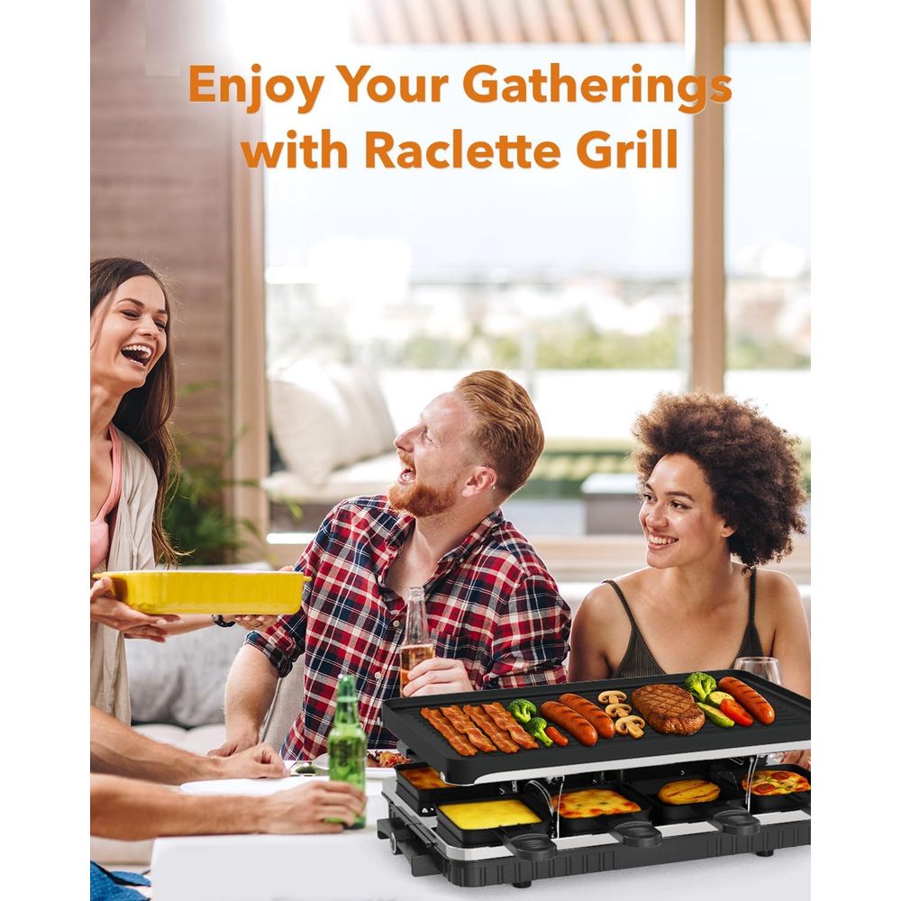 Raclette Table Grill, 2-in-1 K - Raclette Grill Table recension och pris