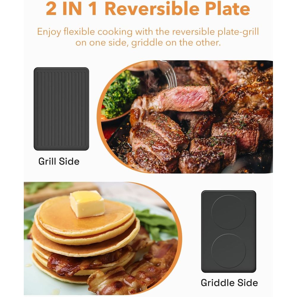 Raclette Table Grill, 2-in-1 K - Raclette Grill Table recension och pris