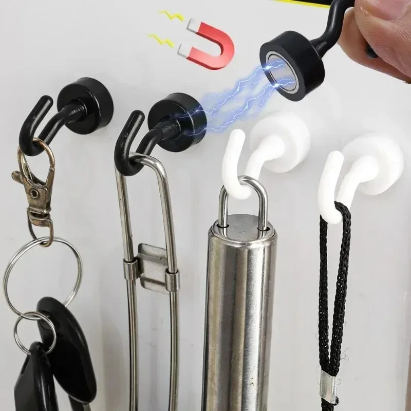 Black Strong Magnetic Hooks fo - Kitchen Appliances Refrigerators recension och pris