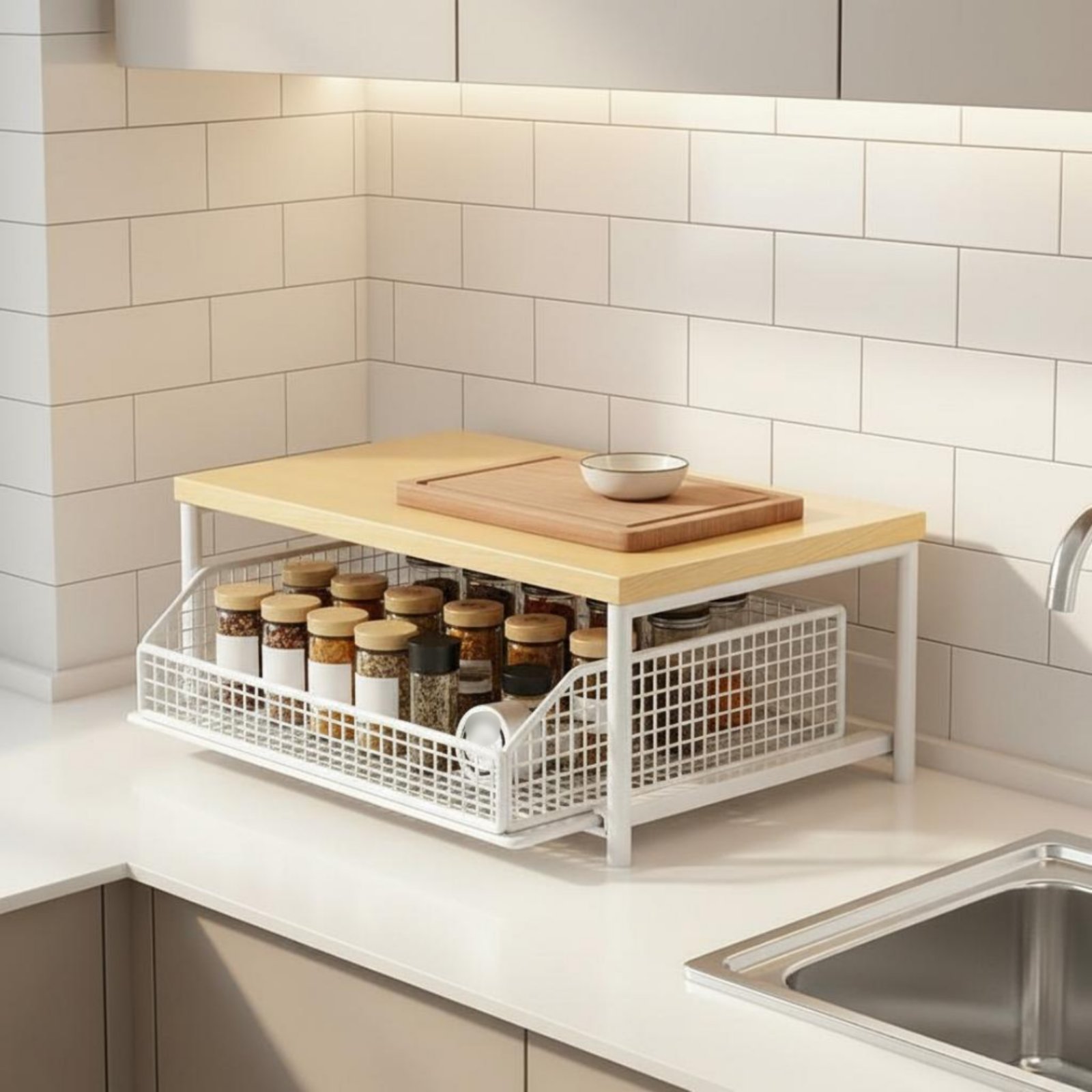 2-Tier Kitchen Counter Rack Sp - Kitchen Appliances Usa recension och pris