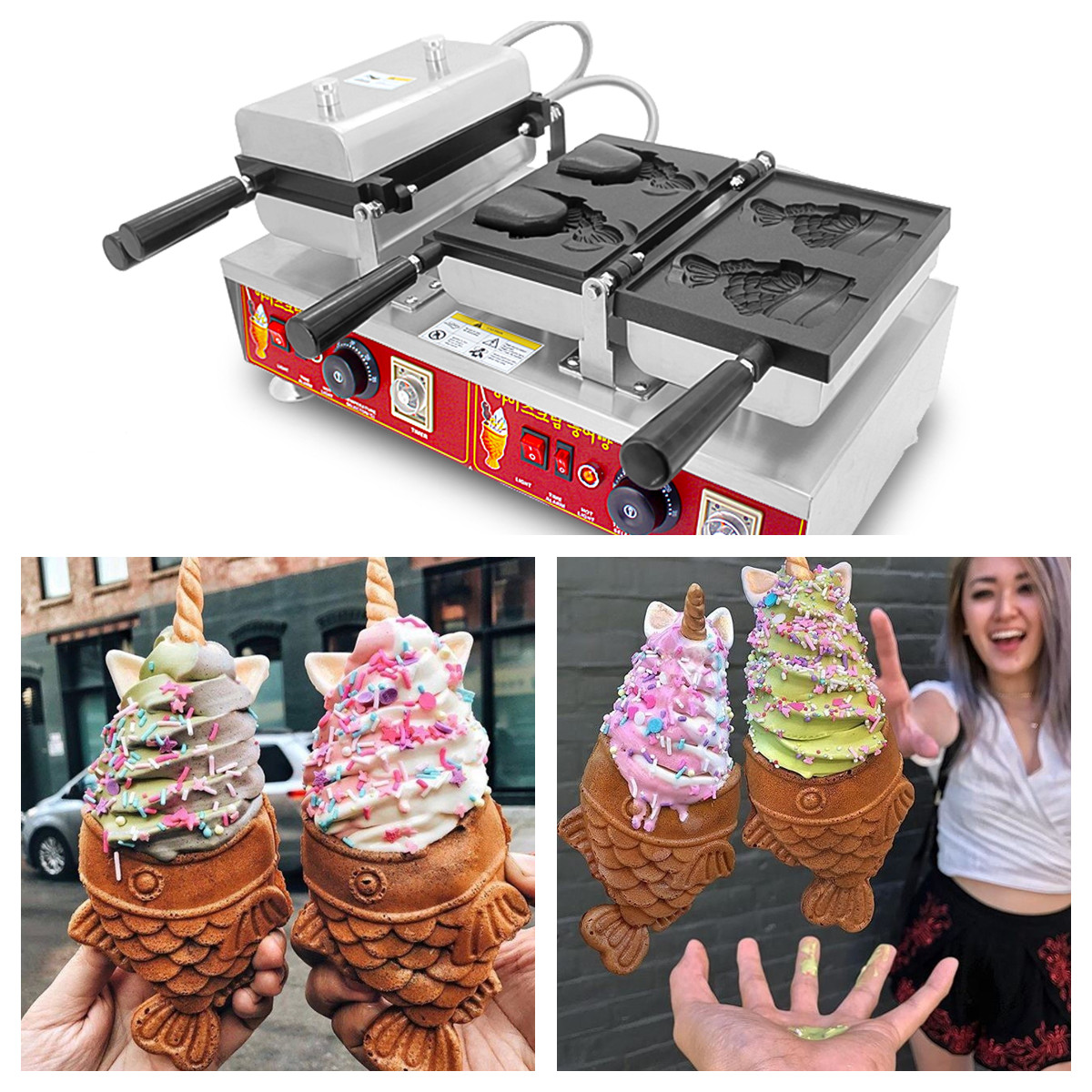 4PCS Japanese Ice Cream Taiyak - Kitchen Appliances In Japanese recension och pris