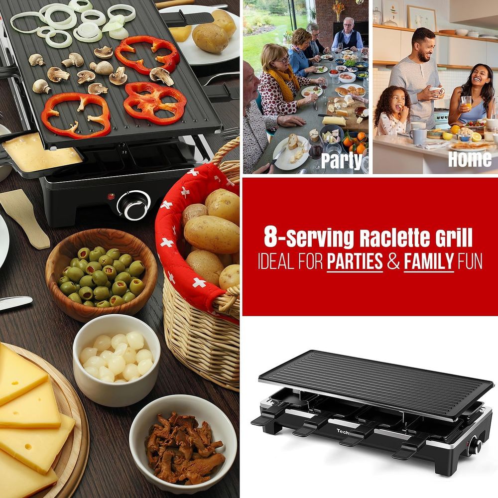 Raclette Grill, Electric Table - Raclette Grill Table recension och pris
