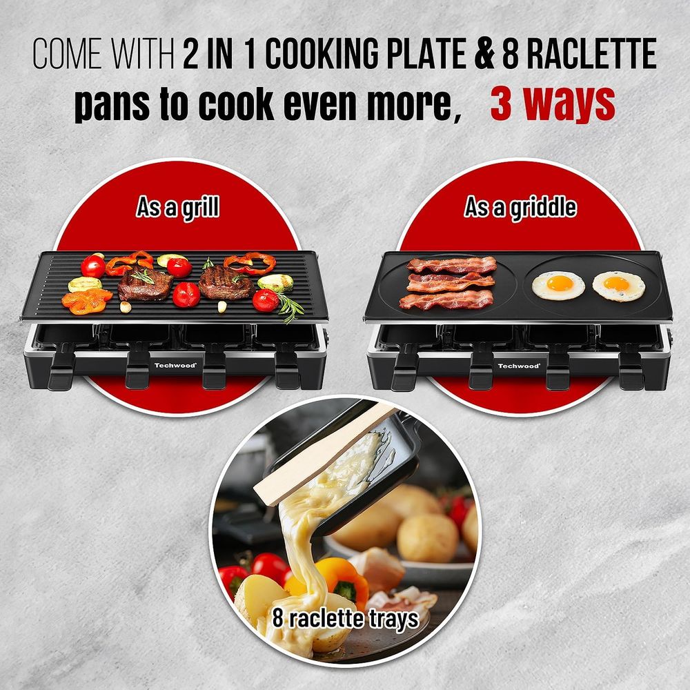 Raclette Grill, Electric Table - Raclette Grill Table recension och pris