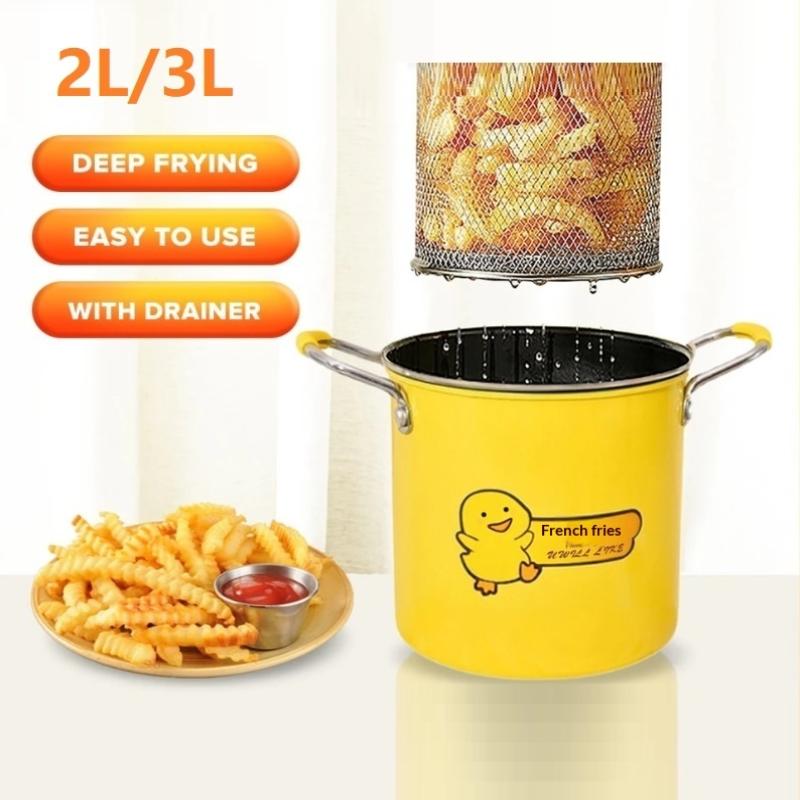 2/3L Deep Fryer Pot Stainless  - Kitchen Appliances In Japanese recension och pris