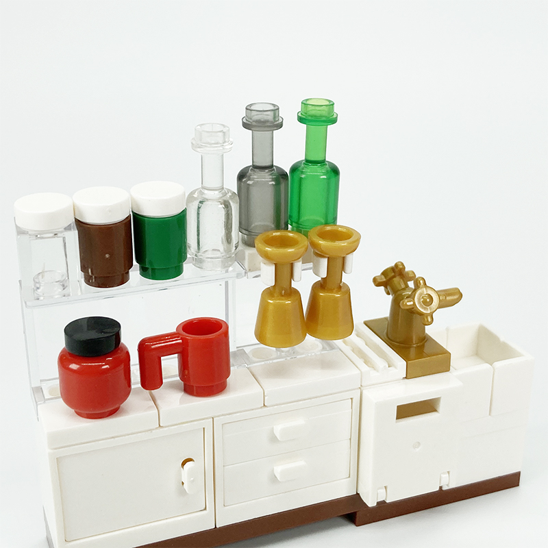 MOC block creative toys kitche - Kitchen Appliances Refrigerators recension och pris