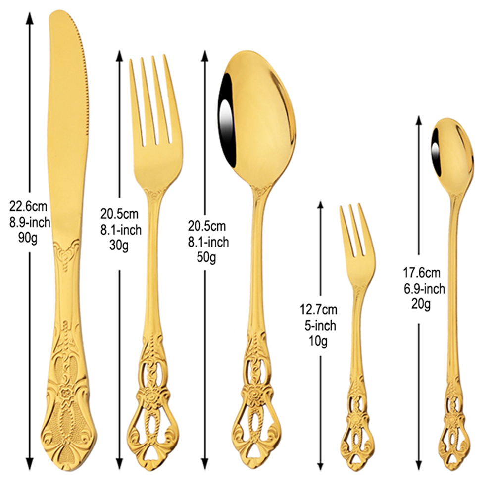 20Pcs Luxury Gold Dinnerware S - Kitchen Appliances Luxury recension och pris