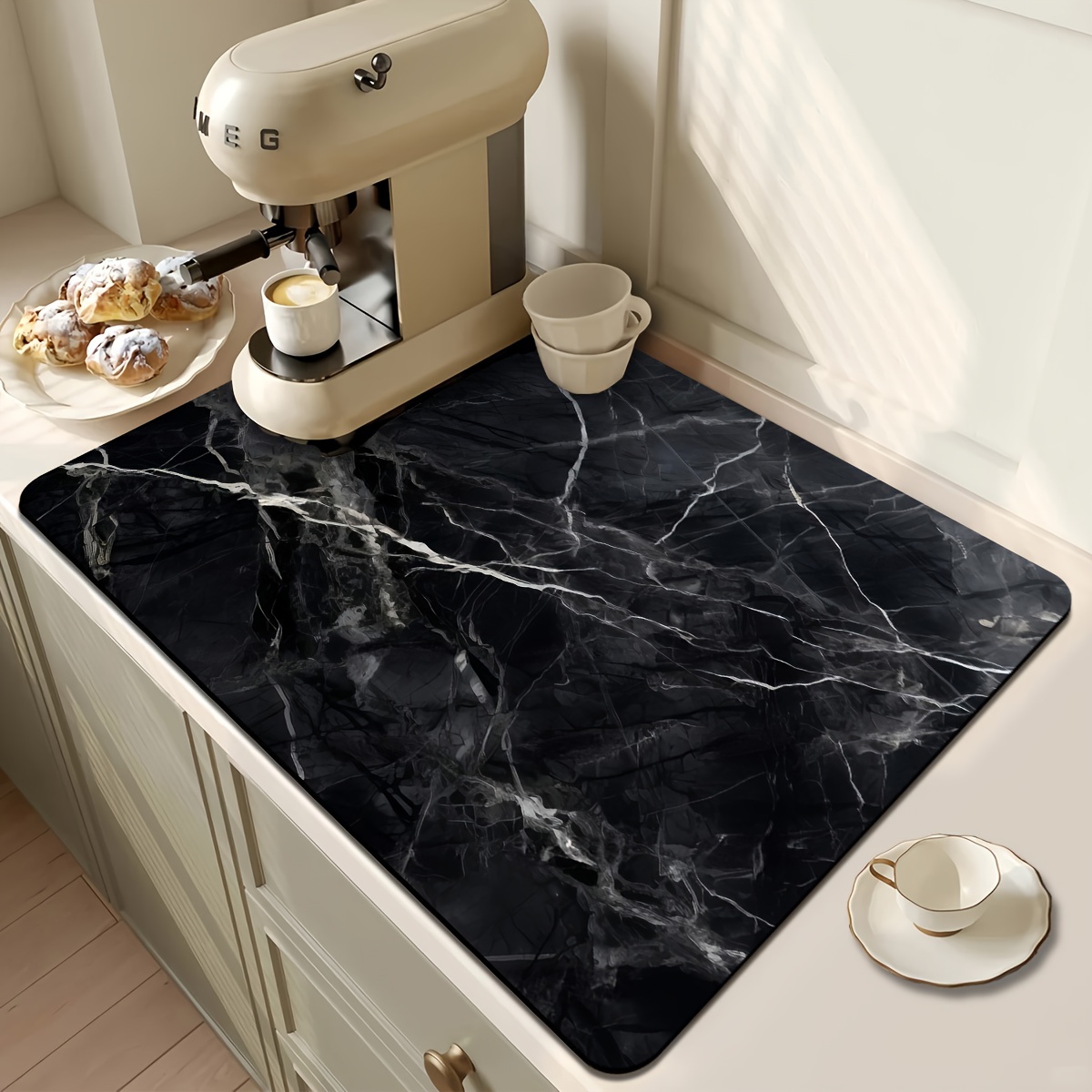 Luxury Marble Print Absorbent  - Kitchen Appliances Luxury recension och pris
