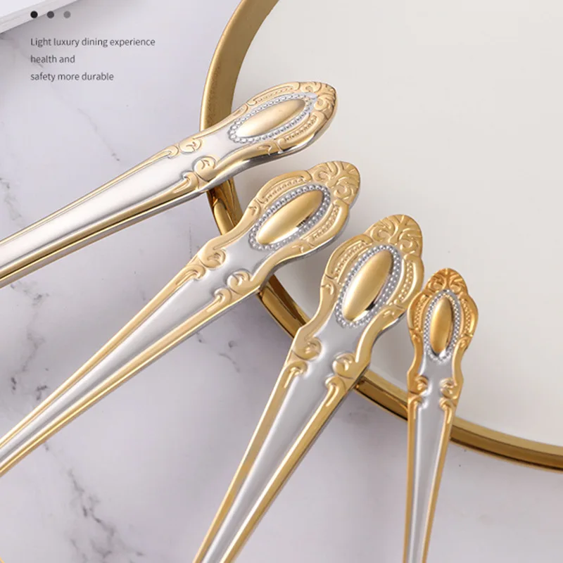 Golden Cutlery Set,Luxury Retr - Kitchen Appliances Luxury recension och pris