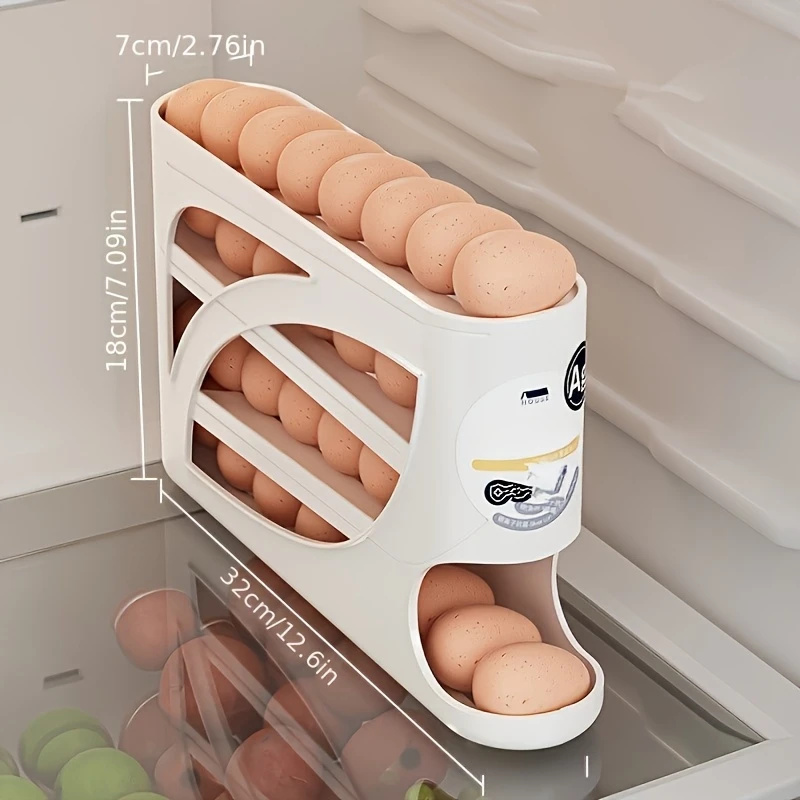 2-4 Tier Rolling Egg Storage C - Kitchen Appliances Refrigerators recension och pris