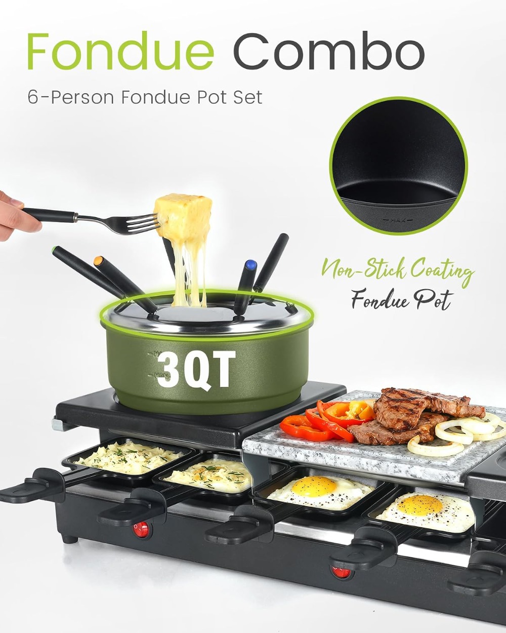 Raclette Table Grill - Indoor  - Raclette Grill Table recension och pris