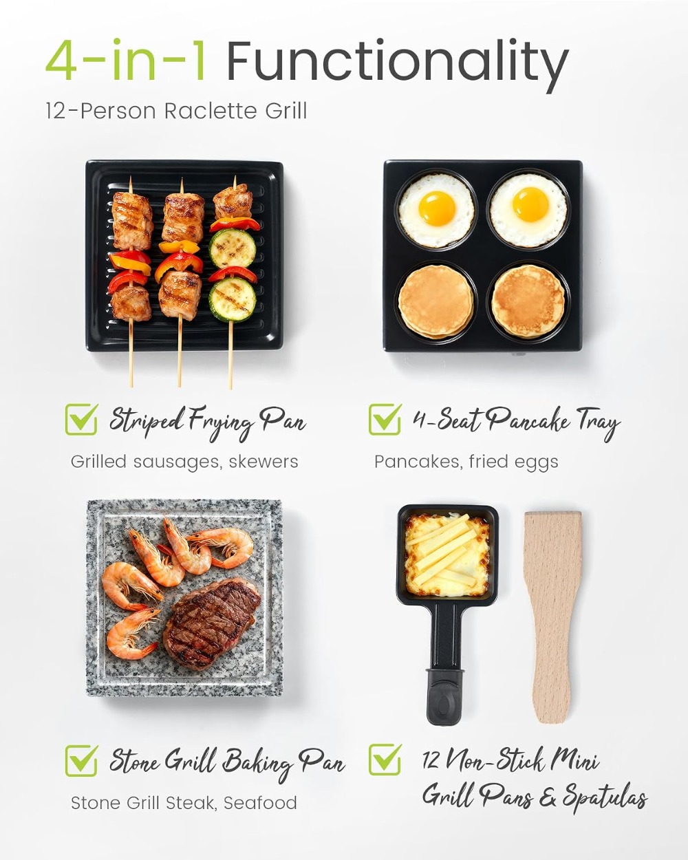 Raclette Table Grill - Indoor  - Raclette Grill Table recension och pris