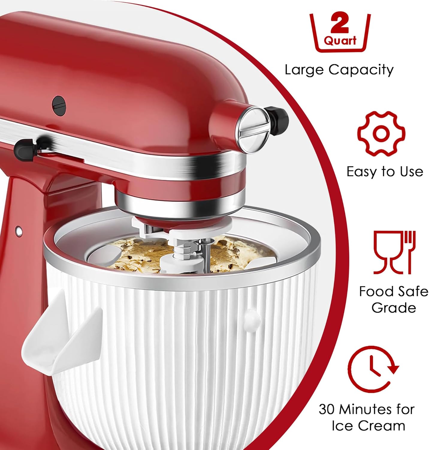 Ice Cream Maker Attachment for - Kitchen Appliances Kitchenaid recension och pris