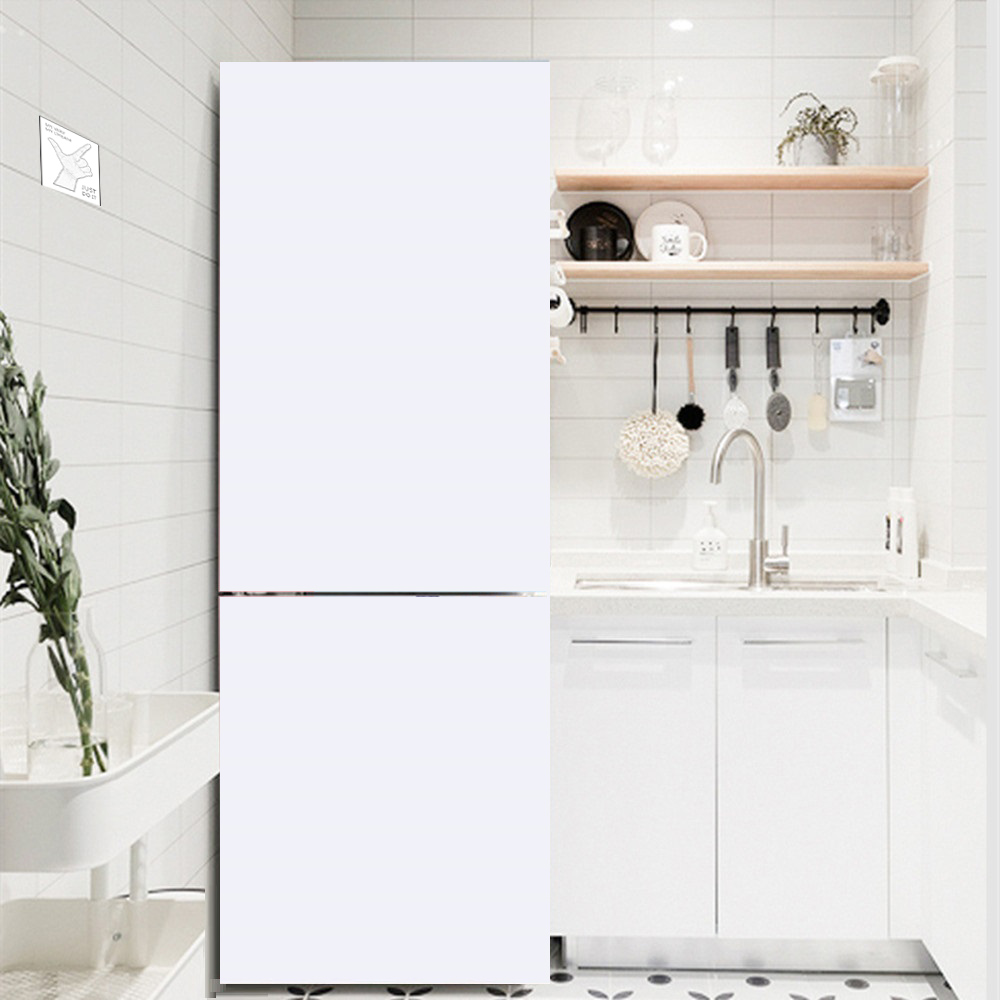 White Flower Refrigerator Deco - Kitchen Appliances Refrigerators recension och pris