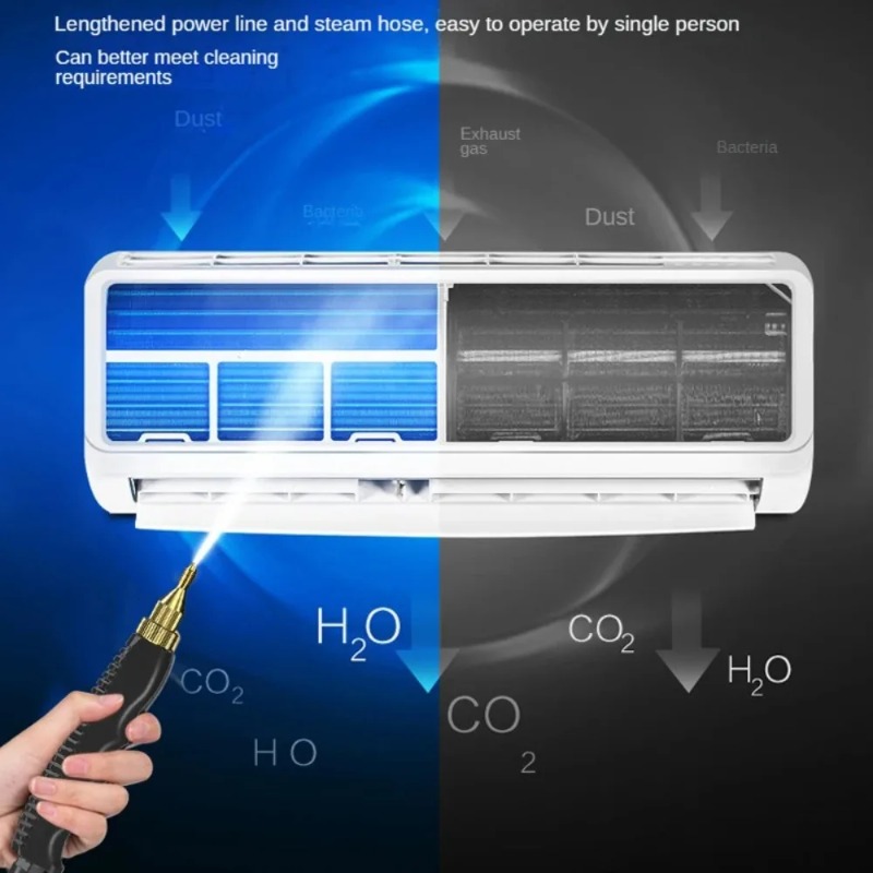 1500W Steam Cleaner High tempe - Kitchen Appliances Usa recension och pris